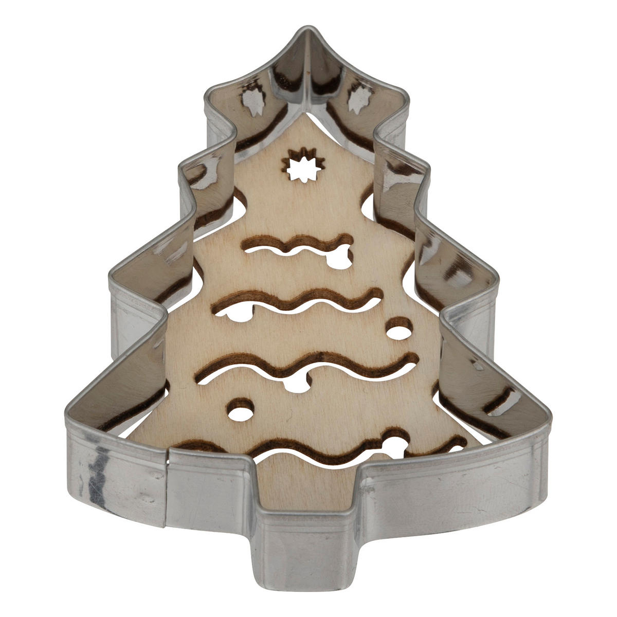 AUSSTECHFÖRMEN 3er-Set Weihnachten - Silberfarben, Metall (6.3/2/7.8cm) - 5five Simply Smart