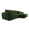 ECKSOFA HAPPO CORD PLUSH Dunkelgrün - Dunkelgrün, Textil (297/169cm) - Luxkor24