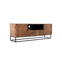 TV Board Jasmin Mangoholz 150 cm / 40 cm Natur - Naturfarben, Holz (150/55/45cm) - Villa Möbel