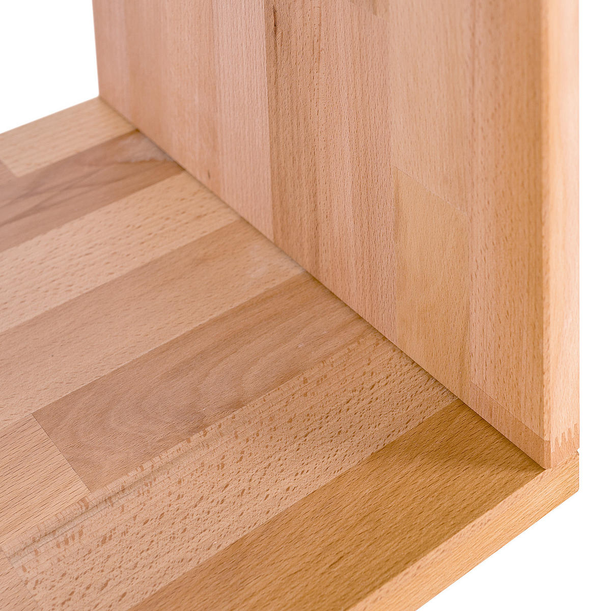 REGAL - Massivholz - Kernbuche, Holz (76/186/35cm) - home24