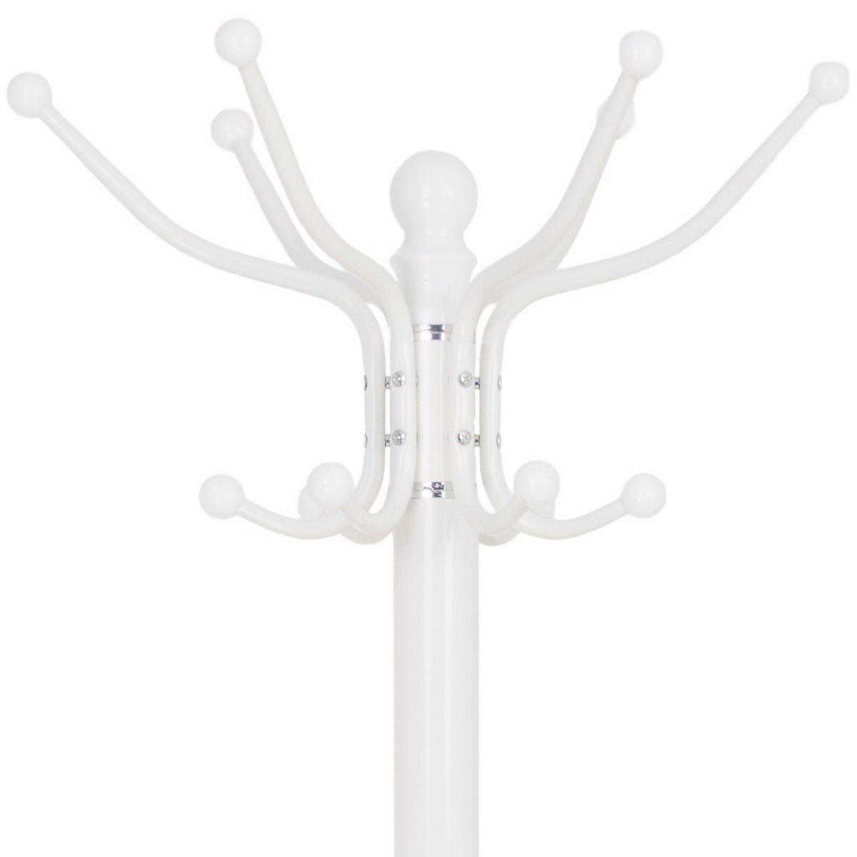 GARDEROBE aus metall 36x173cm - Weiß, Metall (36/173/36cm) - Wanderlust