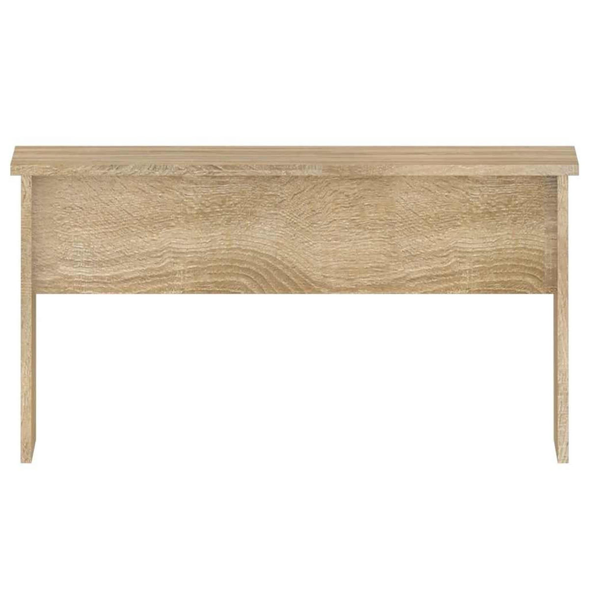 COUCHTISCH 80/50,5/41,5 cm aus Holzwerkstoff Sonoma-Eiche mit Höhenverstellbarer Tischplatte - Sonoma Eiche, Holz (50.5/80/41.5cm) - vidaXL