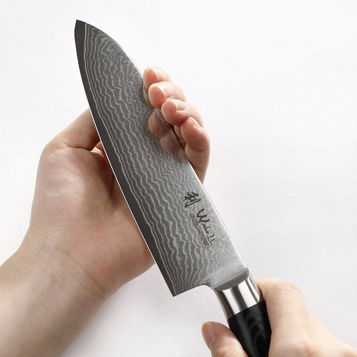 SANTOKUMESSER 17 cm - Schwarz, Metall (30cm) - Wakoli