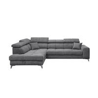 ECKSOFA mit elektrischer Wallaway-Funktion und vielseitigen Anpassungsmöglichkeiten - Anthrazit, Textil (282/198cm) - ed exciting design