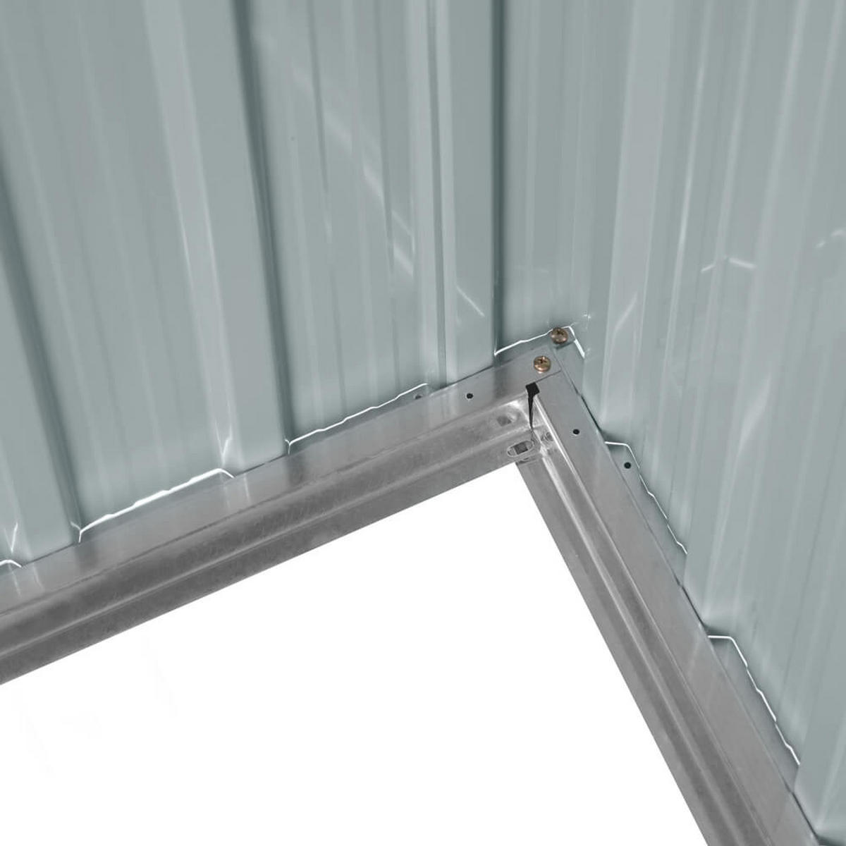 GERÄTESCHUPPEN BOHIO - Größe: XS - Anthrazit, Metall (163/182/89cm) - Home Deluxe