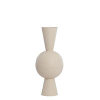 VASE Chedi Grau Ø30/75 cm - Grau, Metall (75cm) - Light & Living