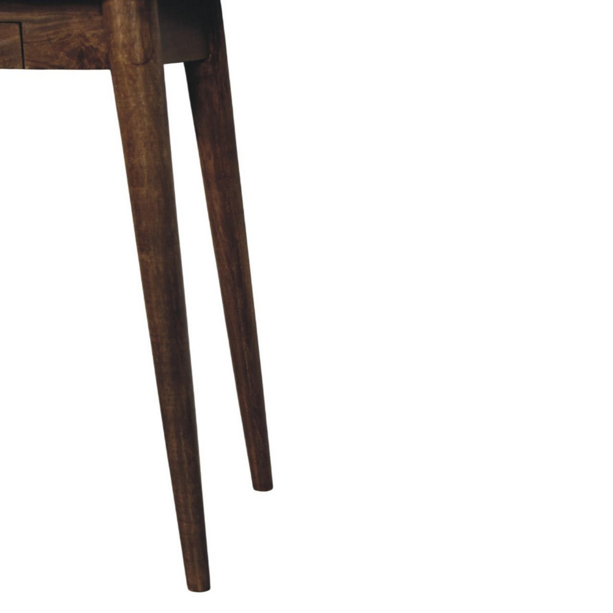 SCHREIBTISCH Klassisches Grau-Finish, 1 Schublade, Dunkelbraun - Dunkelbraun/Braun, Holz (80/35/77cm) - Artisan Furniture