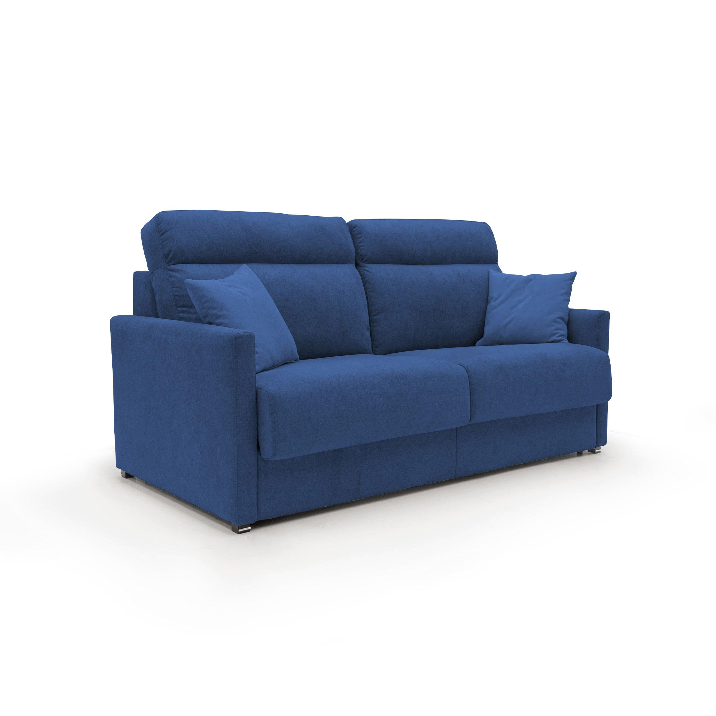 SCHLAFSOFA Margot - Blau, Textil (196/102/97cm) - Divani.store