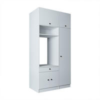 WASCHMASCHINENSCHRANK Serie 1 112cm Breit, 230cm Hoch - Weiß, Holzwerkstoff (112/230/67cm)