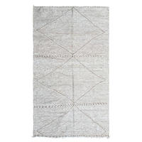 BERBERTEPPICH aus reiner Wolle 150x 247 cm - Beige, Naturmaterialien (150/247cm) - AFK Living