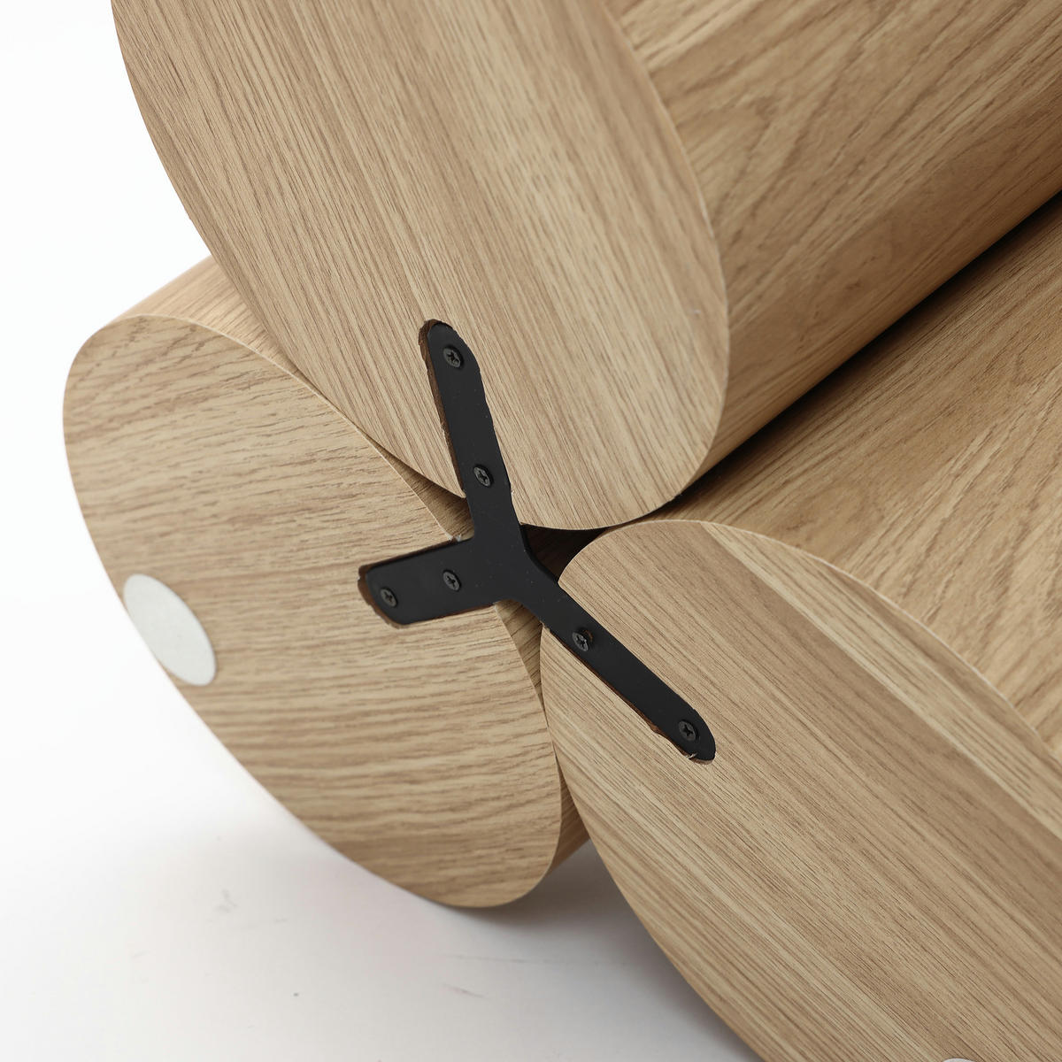 COUCHTISCH Rund, Holz | Ø60 x H40 cm - Braun, Holzwerkstoff (60/60/40cm) - Hometopia