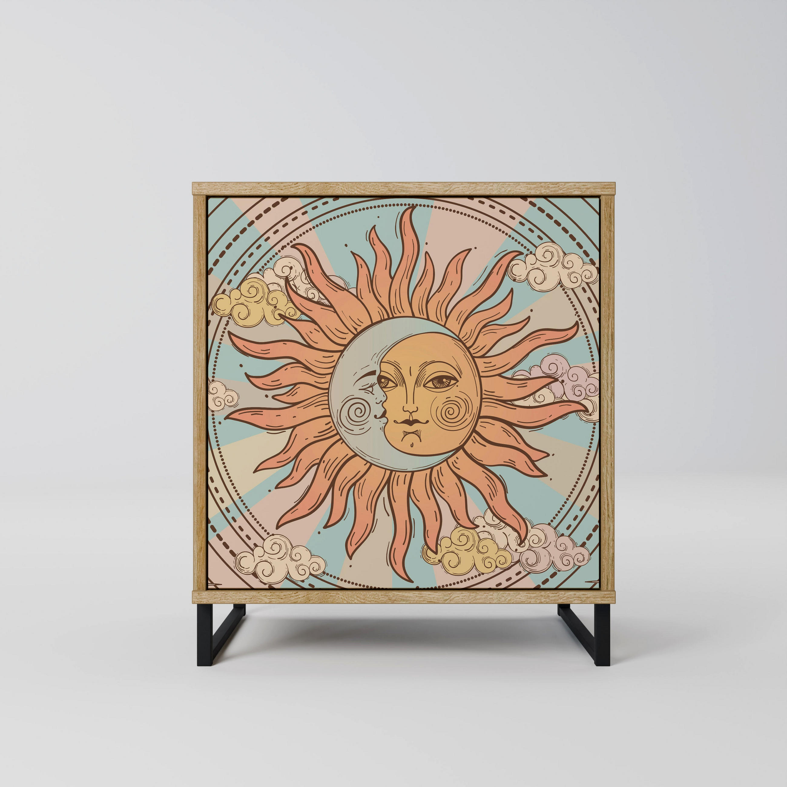 SpaceRebels Sideboard Eiche 57.5x67.5x42 cm