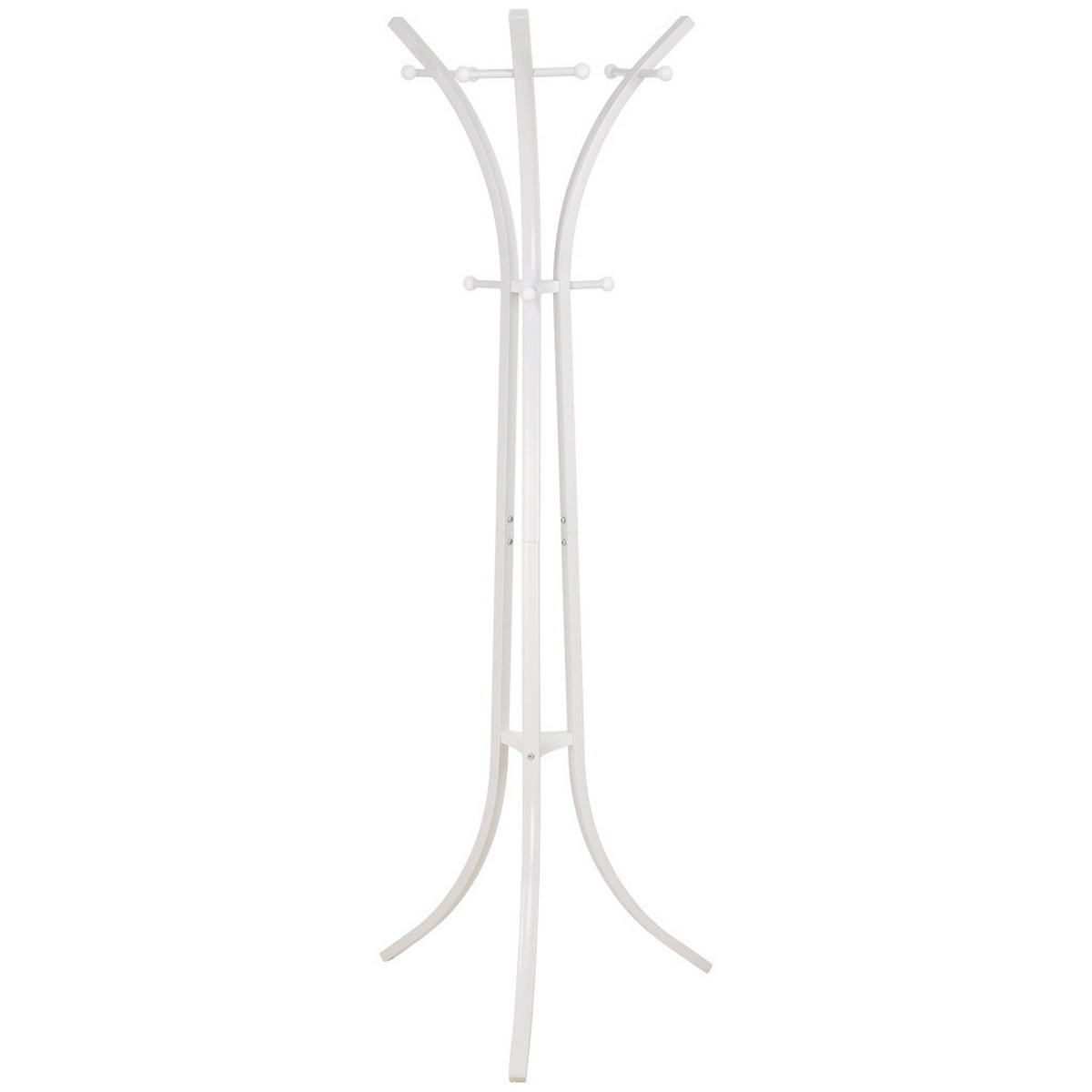 GARDEROBENSTÄNDER aus metall 177x63x51cm - Weiß, Metall (177/51/63cm) - Wanderlust