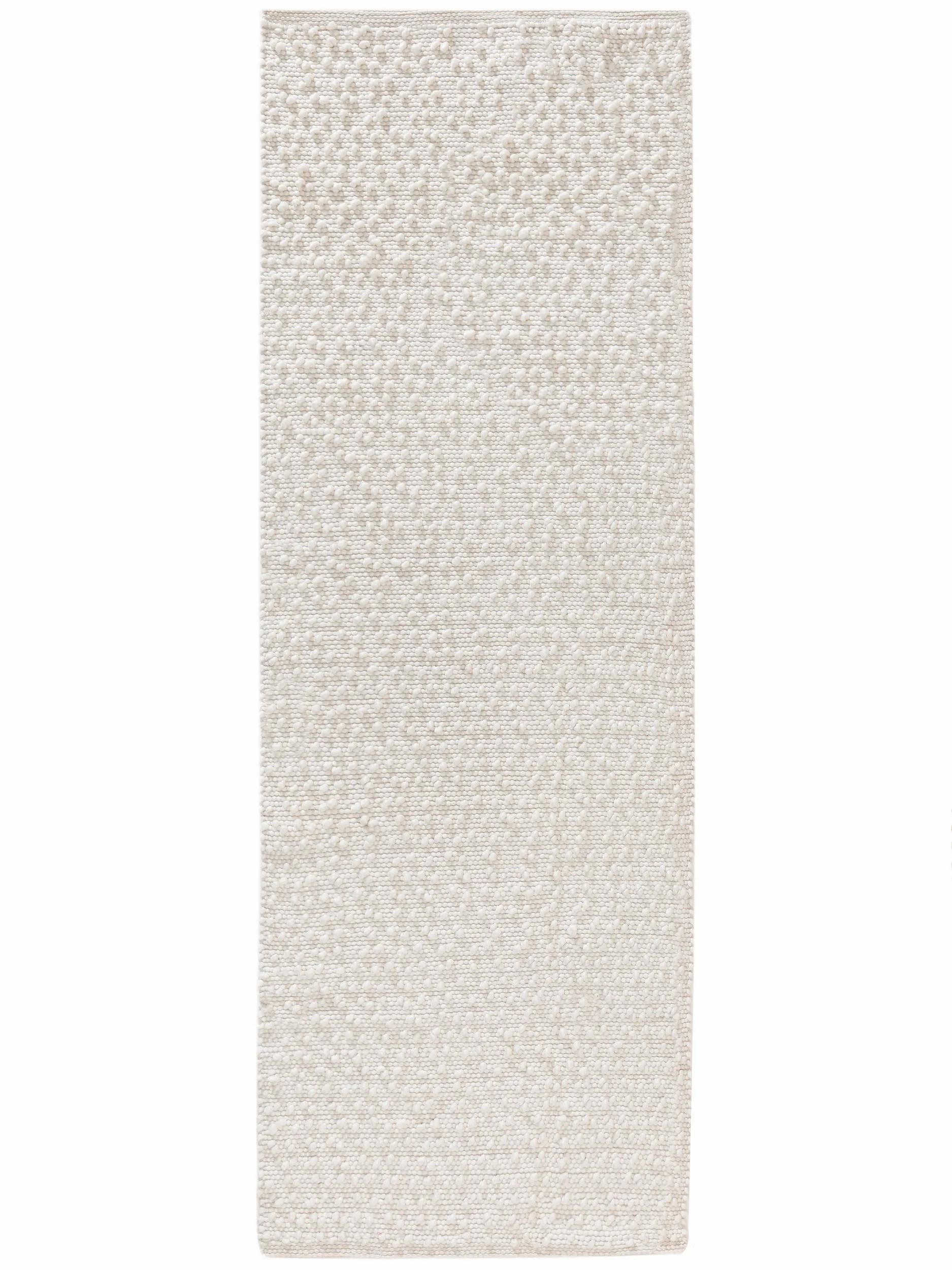 WOLLTEPPICH-LÄUFER Lana Cream 70x200 cm - Creme, Textil (70/200cm) - benuta Pure
