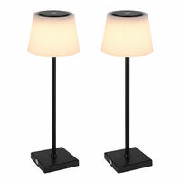 2X LED TISCHLEUCHTE Gregoir Weiß - Weiß, Metall (13.1/13.1/38cm) - Globo Lighting