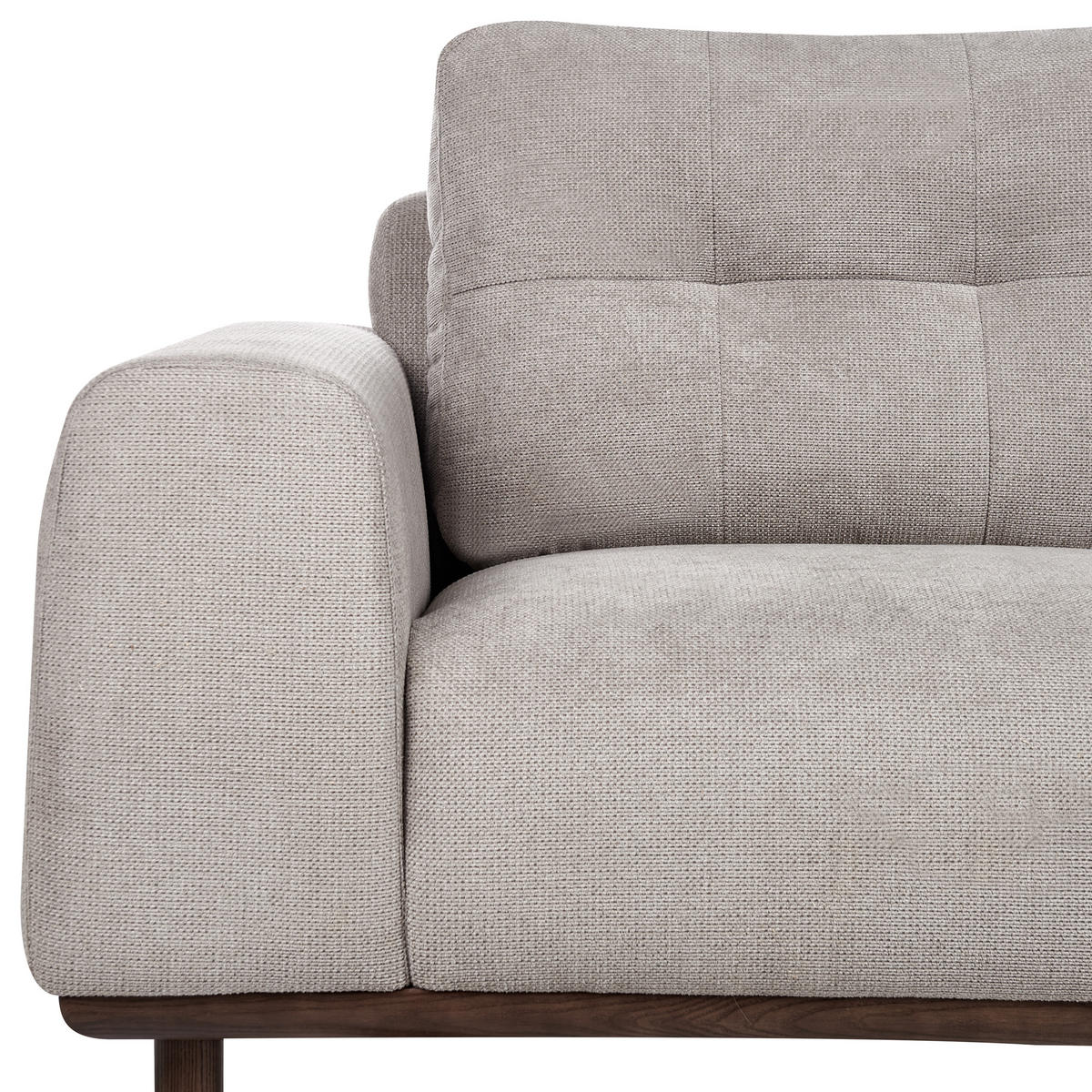 2-SITZER-SOFA Stoff Hellgrau Laurila - Hellgrau, Textil (170/71/92cm) - Beliani