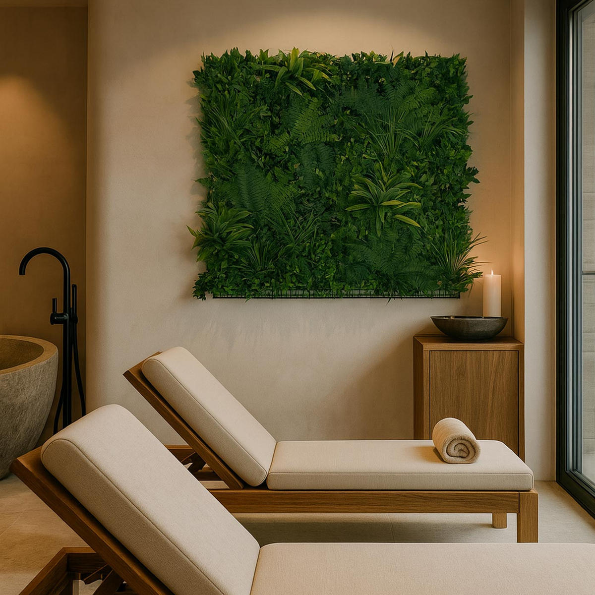 STENSKI PANEL Zeleni kompletni set - zelena, umetna masa (50/11/50cm) - MCW