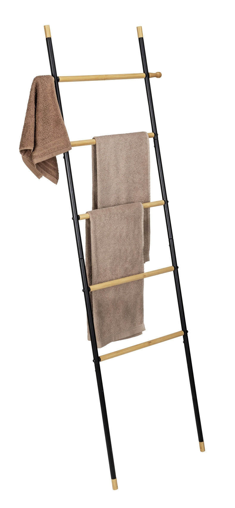 HANDTUCHHALTER Loft mit Bambussprossen - Beige, Metall (43.5/162/2cm)