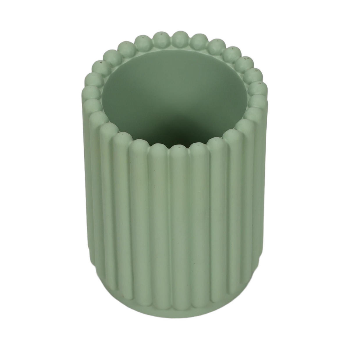 ZAHNBÜRSTENBECHER Bonbon 7,5/7,5/10,5 cm - Grün, Kunststoff (7.5/10.5/7.5cm) - 5five Simply Smart