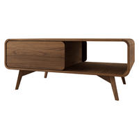 COUCHTISCH Helion L108 - Nussbaumfarben, Holz/Holzwerkstoff (108/65/45cm) - MIRJAN24