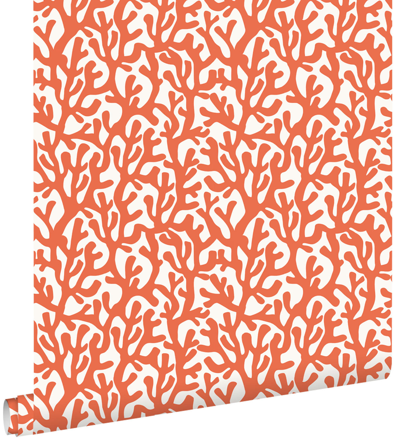 TAPETE Koralle 50 x 900 cm - Orange, Papier (50/900cm) - ESTAhome
