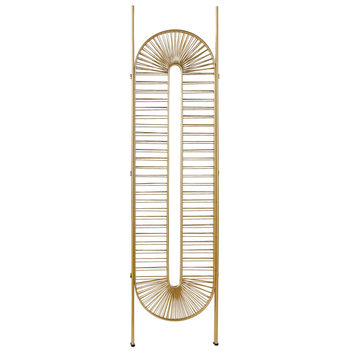 SEPARATOR DE CAMERĂ 3 piese auriu 135 cm 170 cm Noale - auriu, metal (135/170/1cm) - Beliani