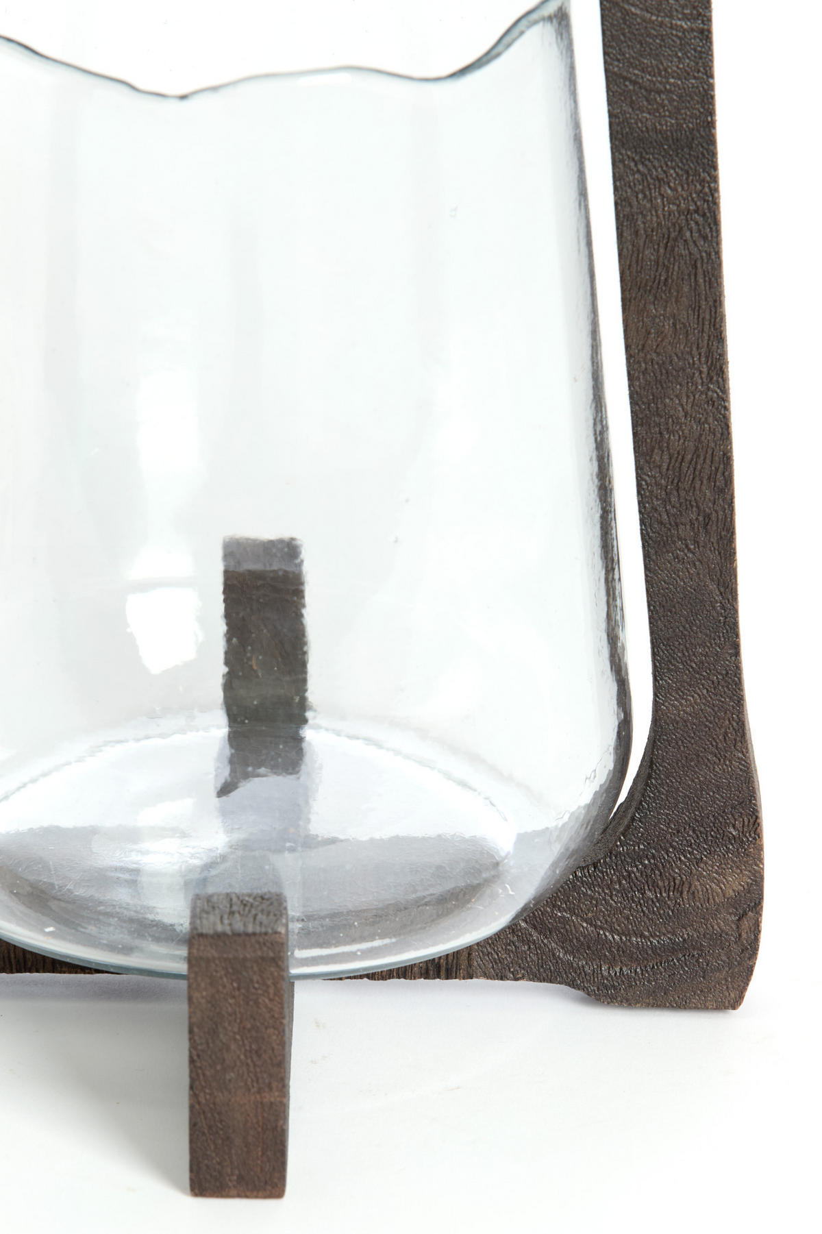 WINDLICHT Anosy Braun Ø26/48 cm - Dunkelbraun, Holz (26/48/26cm) - Light & Living