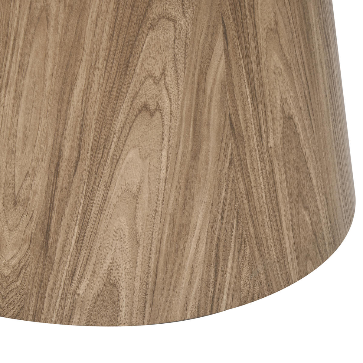 MATBORD mörkbrunt 120/120 cm Oyen - Brun, Träbaserade material (120/120/77cm) - Beliani