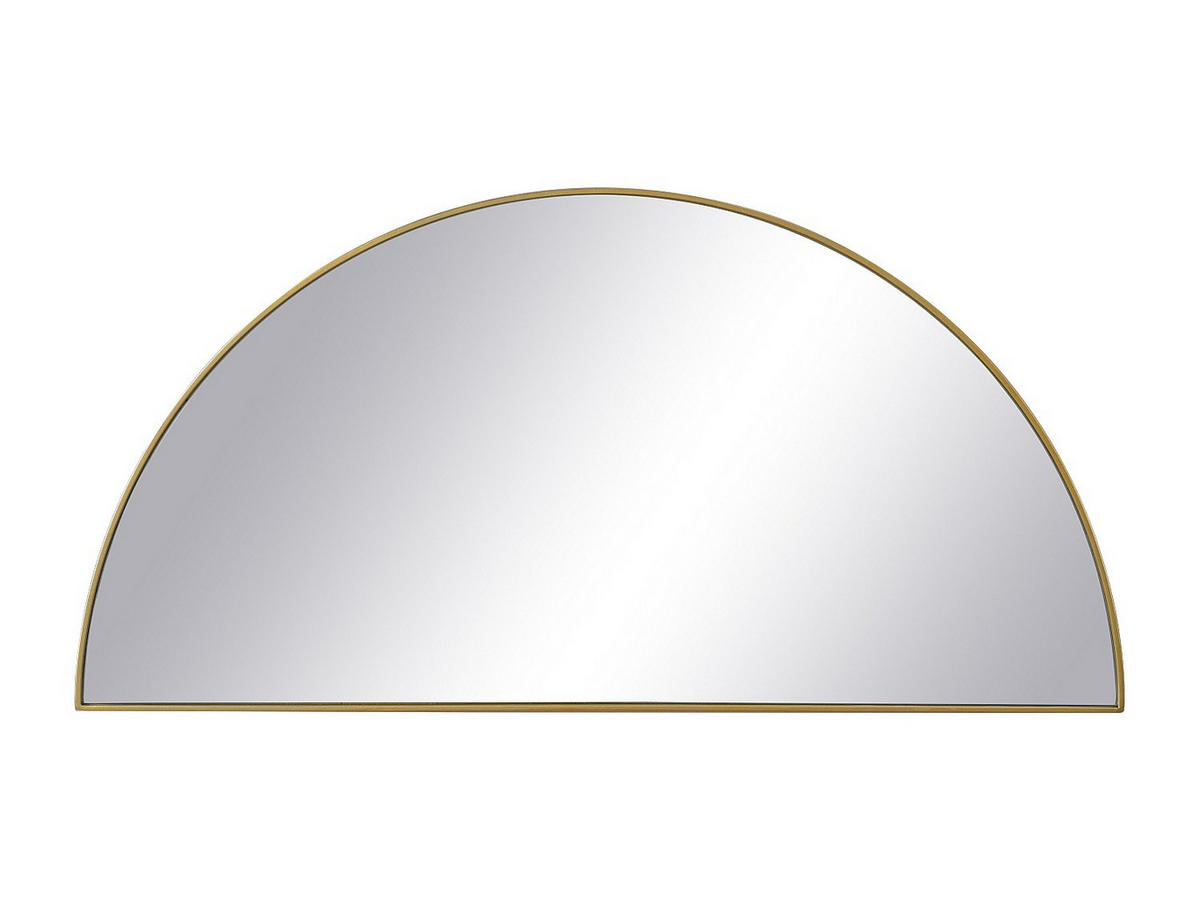 SPIEGEL halbrund Design - 50 x 100 cm - Goldfarben - GAVRA - Goldfarben, Metall (50/100/1cm) - Vente-Unique