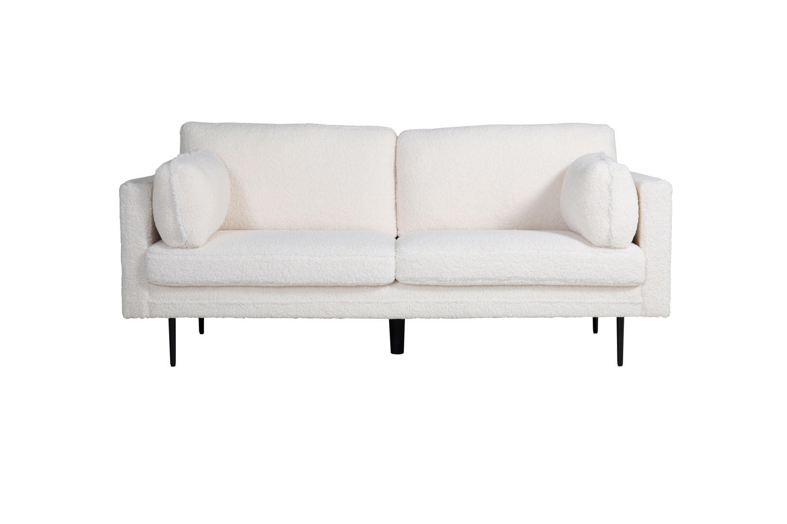3-SITZER-SOFA weiß - Weiß, Textil (203/84/86cm) - ebuy24