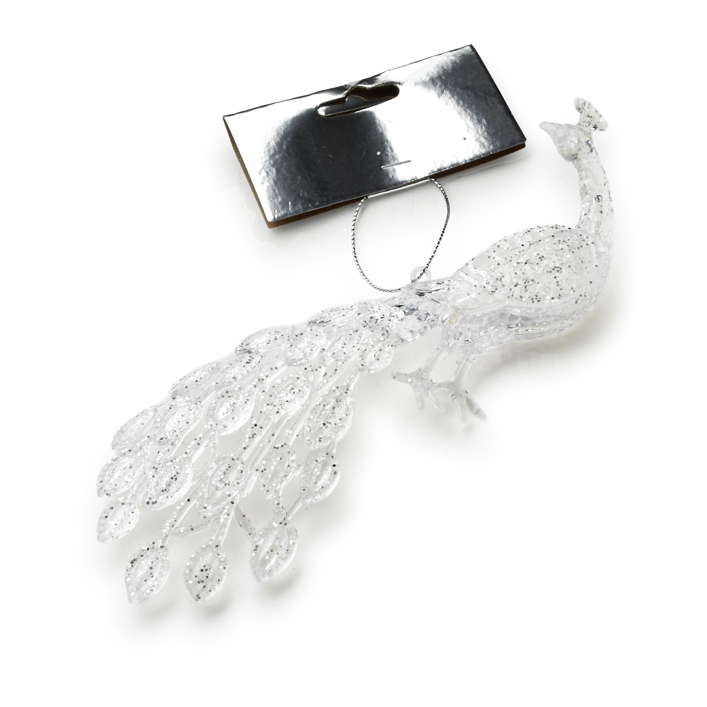 CHRISTBAUMANHÄNGER Santa Lila Transparent 7x6x19 cm Kunststoff - Transparent, Kunststoff (6/19/7cm) - Mondex