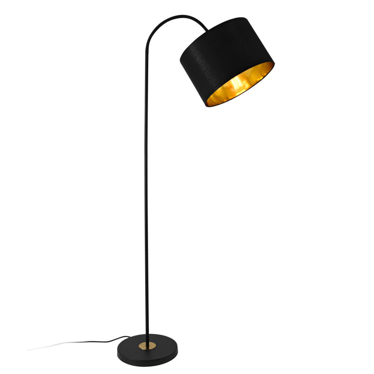 STEHLEUCHTEN Toledo - Schwarz, Metall (35/35/173cm) - lux.pro