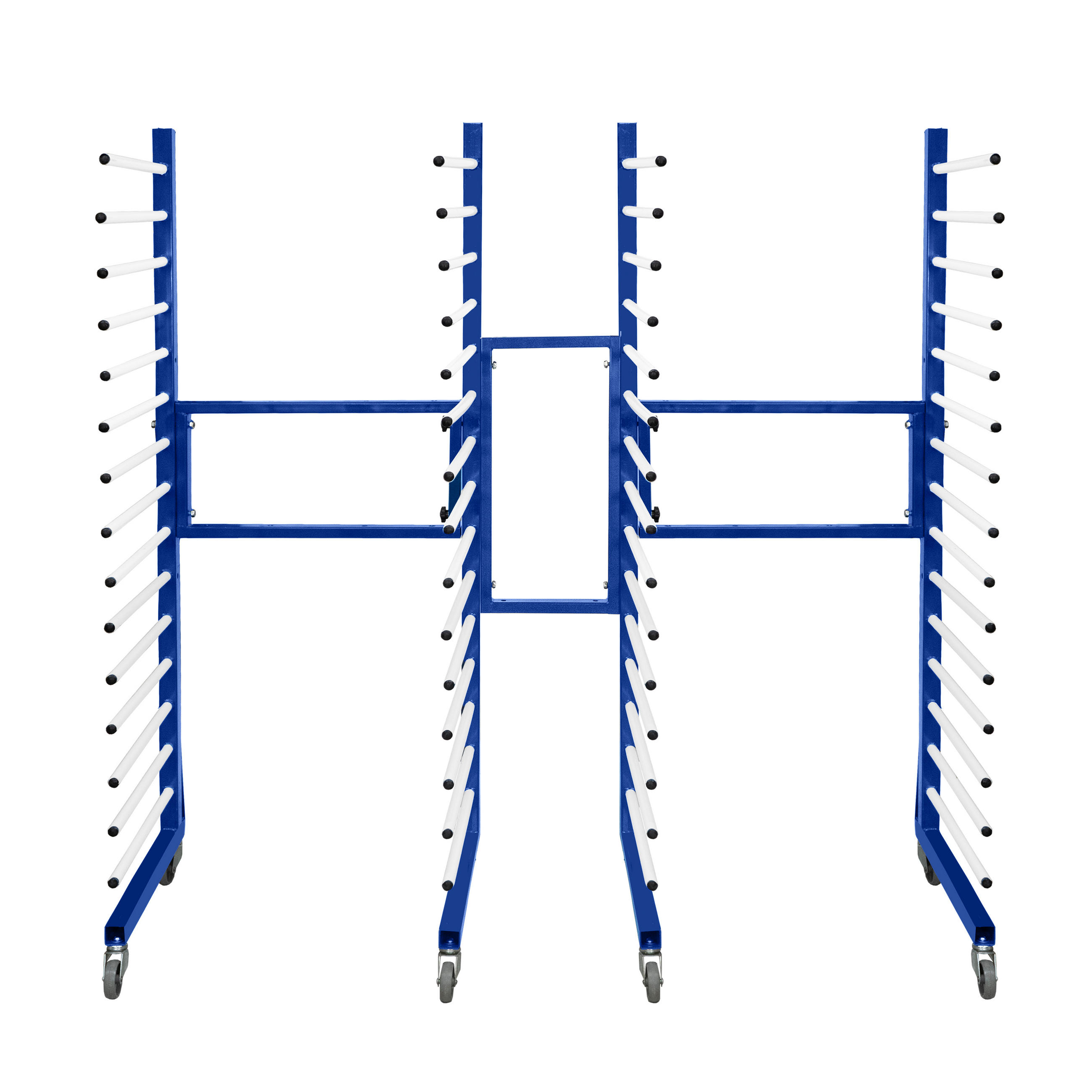 KOMBI-TROCKNUNGSWAGEN x 2 & Anschlussstück - Blau, Metall (65/181.5/59cm) - Monster Racking