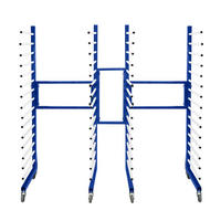 KOMBI-TROCKNUNGSWAGEN x 2 & Anschlussstück - Blau, Metall (65/181.5/59cm) - Monster Racking