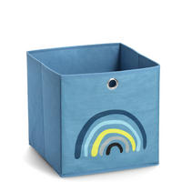 AUFBEWAHRUNGSBOX Rainbow, Vlies - Blau - Blau, Textil (28/28cm) - Zeller Present