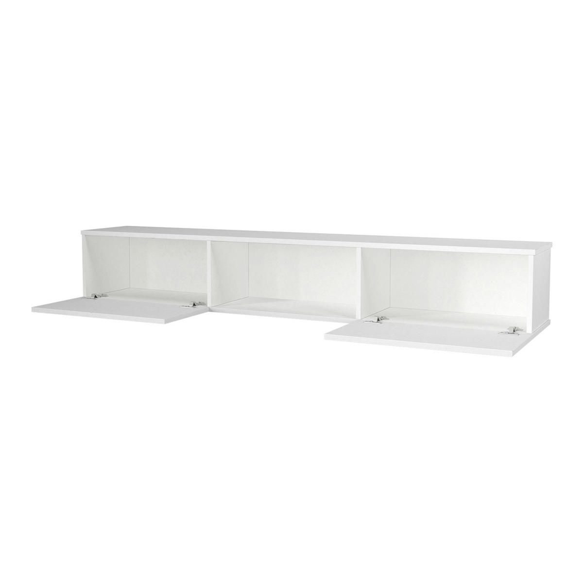 TV-ELEMENT Paltamo - Weiß, Holzwerkstoff (180/29.5/31cm) - [en.casa]