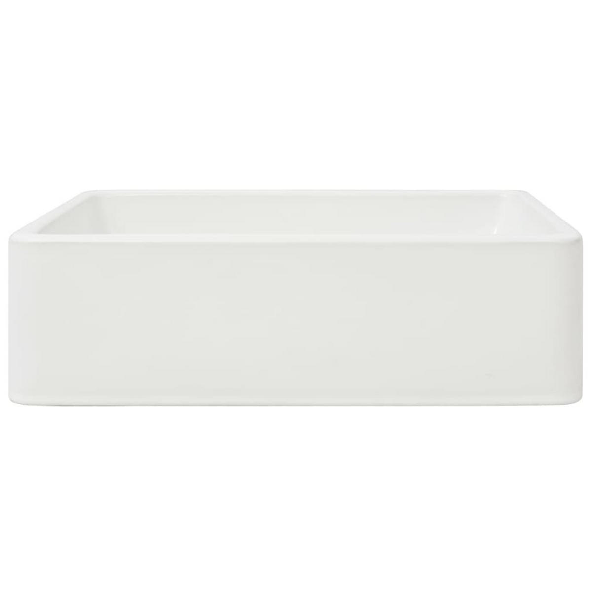 WASCHBECKEN Kunz 41/30/12 cm - Weiß, Keramik (41/12/30cm) - Nettlife