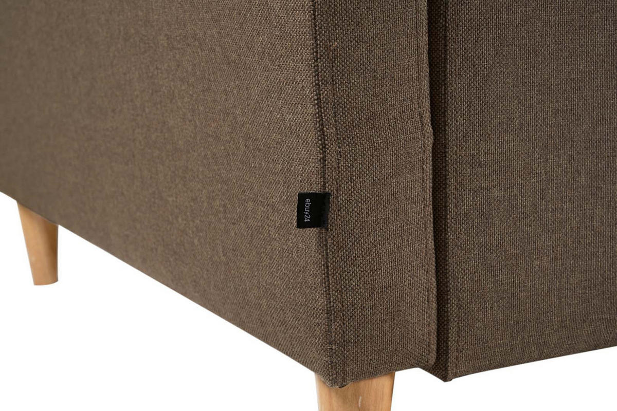 ECKSOFA Stoff braun - Braun, Textil (290/177cm) - ebuy24