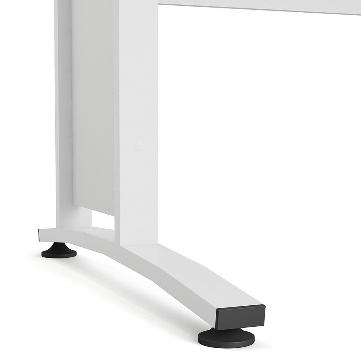 SCHREIBTISCH Weiß - Weiß, Holzwerkstoff (80/120/75cm) - ebuy24