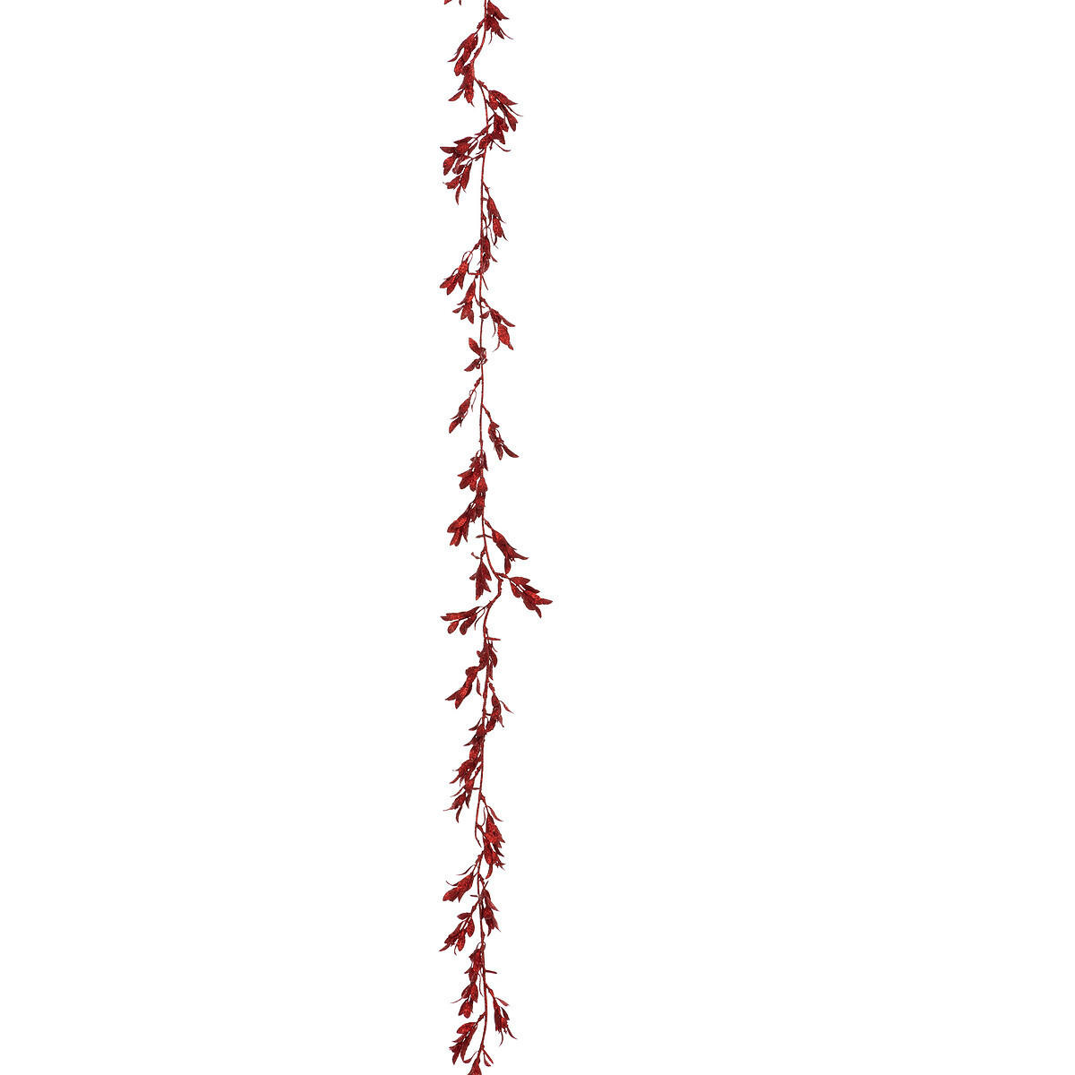 WEIHNACHTSGIRLANDE Glitzer 180 cm - Rot, Kunststoff (180cm) - Atmosphera Createur d´interieur
