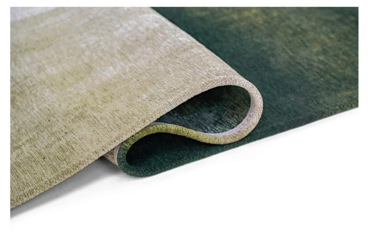 TEPPICH modern Flachgewebe NAGOYA Grün 140x140 cm Grün 140 x 140 cm - Grün, Textil (140/140cm) - Novatrend