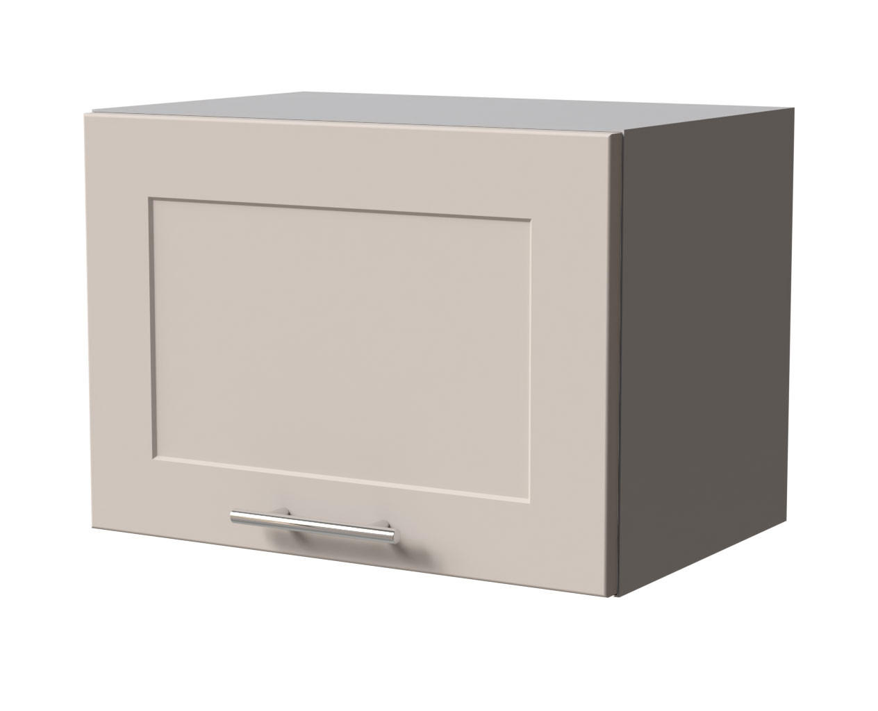 KLAPPHÄNGESCHRANK Oslo W4B/50 Grau / Kaschmir Matt 50 / 32,5 / 36cm - Kaschmir/Grau, Holz/Holzwerkstoff (50/36/32.5cm) - Feldmann-Wohnen