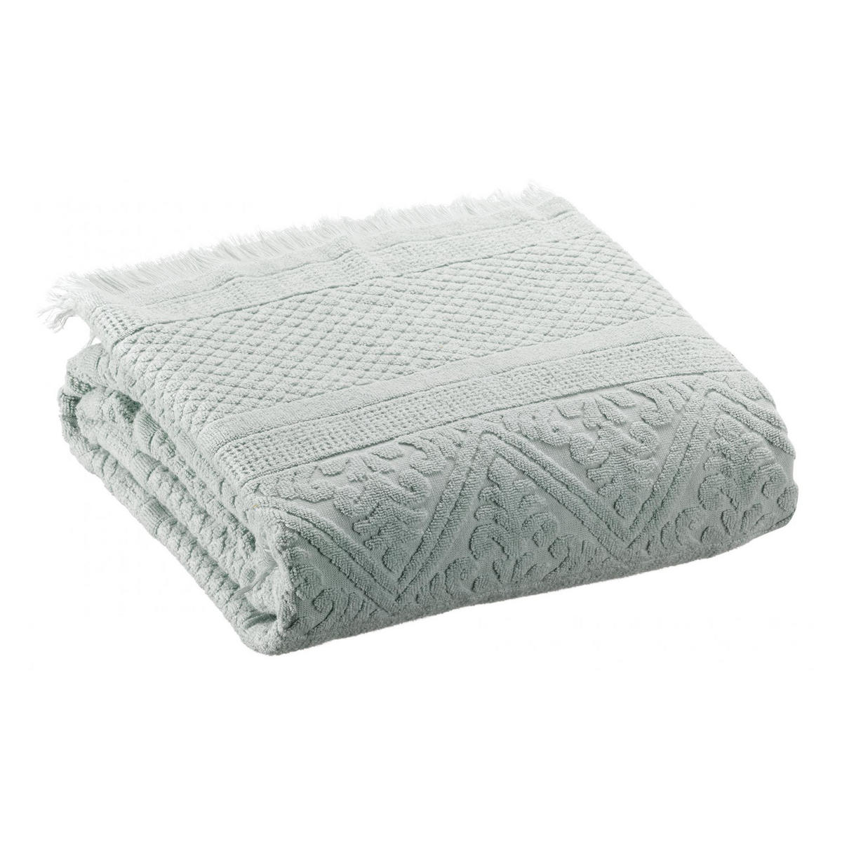 BADETUCH Zoé jadegrün 100 x 180 cm - Jadegrün, Textil (100/180cm) - Vivaraise