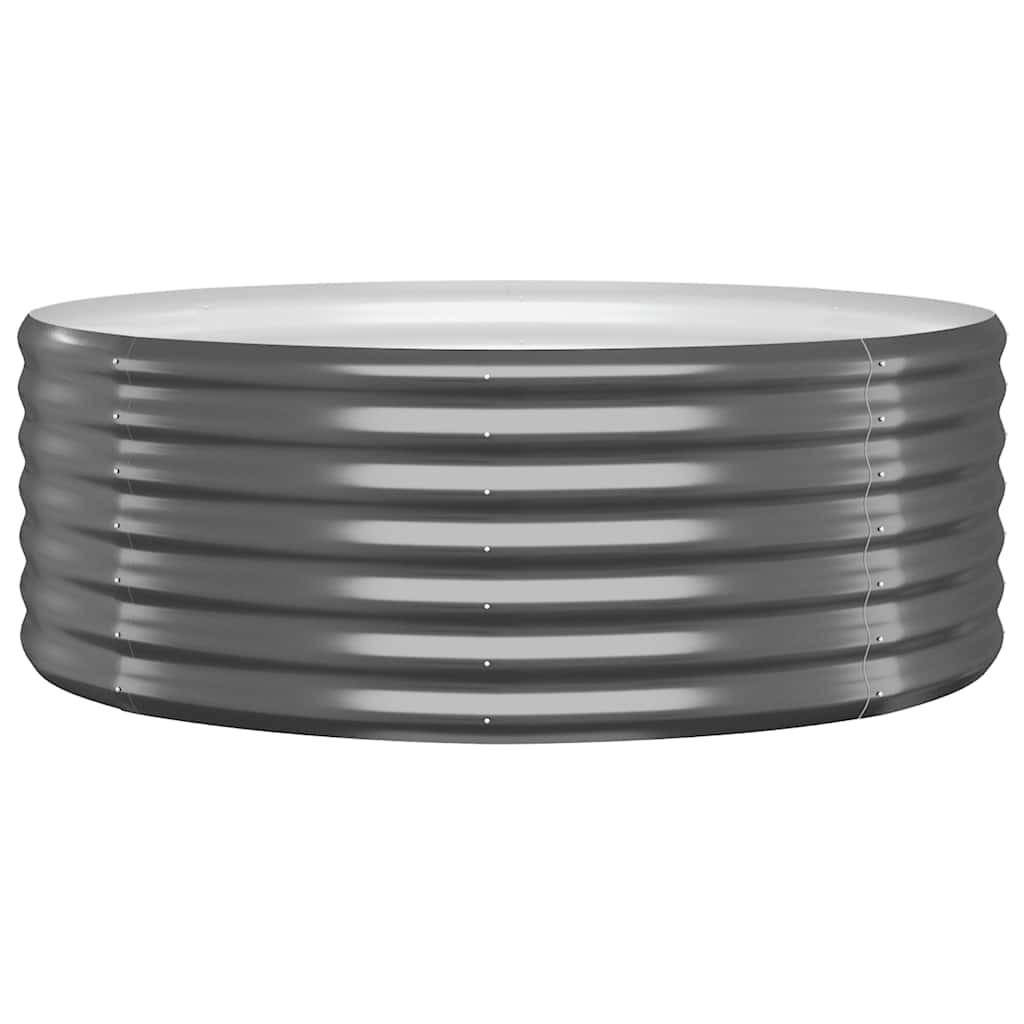 vidaXL Hochbeet, Grau 100x36x100 cm