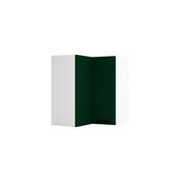 ECKHÄNGESCHRANK WRN P/L - Morvex - Platzsparende Lösung mit Stil - Dunkelgrün, Holz/Metall (60/72/60cm) - ROYAL24_MARKT