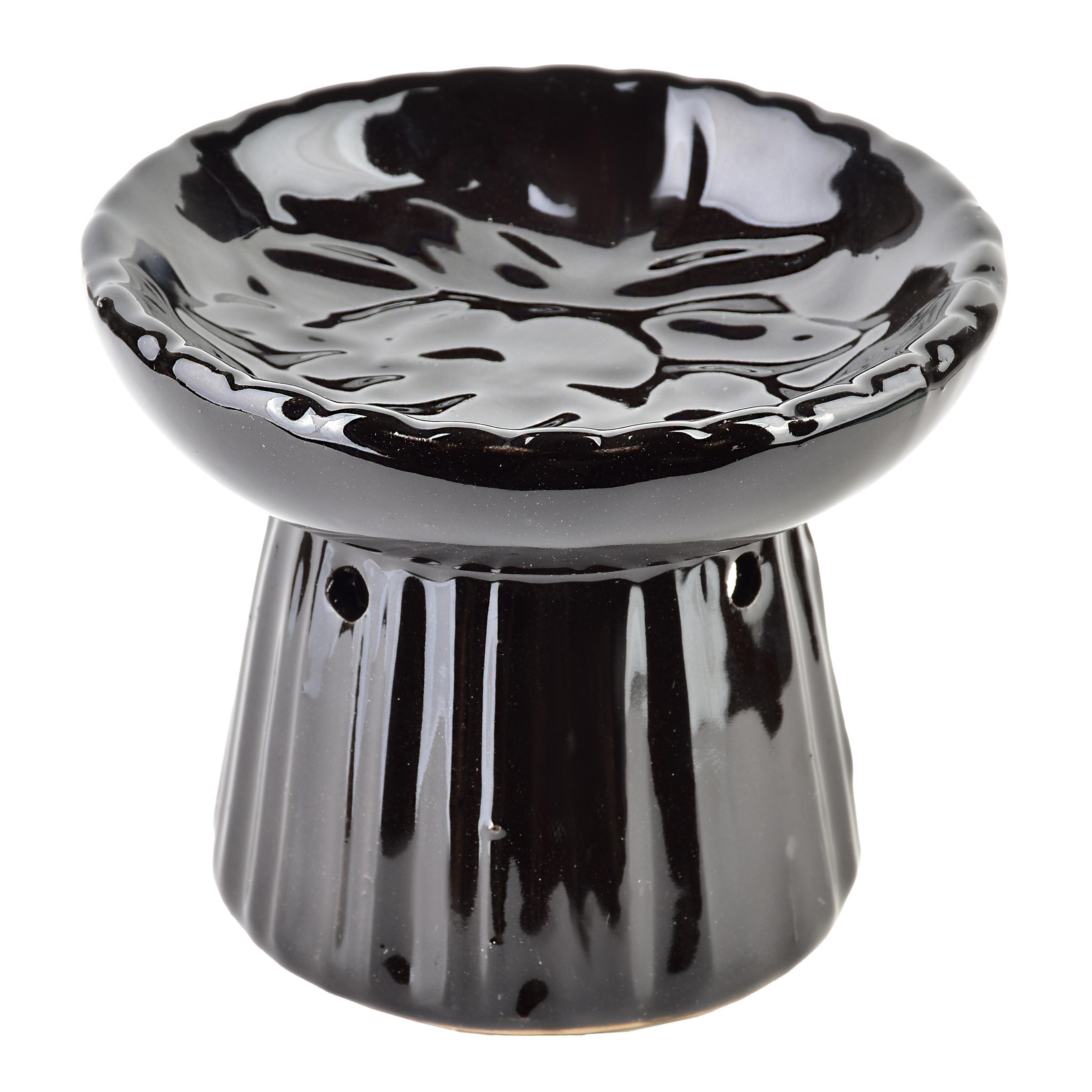 DUFTLAMPE Basic Schwarz 11/8/8.5 cm Keramik - Schwarz, Keramik (8.5cm) - Mondex