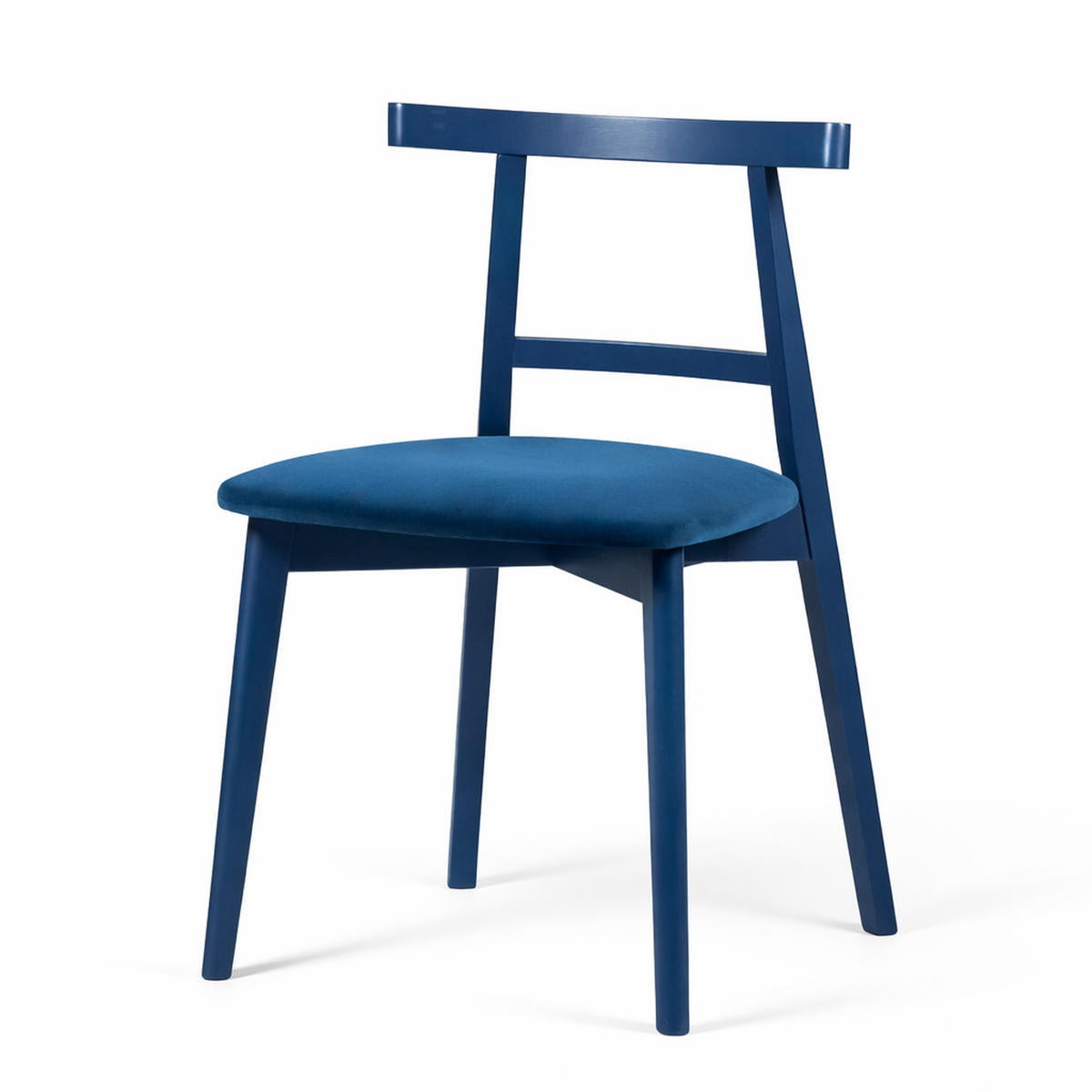 STUHL Angela 76 x 47 x 48 cm, blau - Blau, Metall (47/76/48cm) - Margaret Hadas24