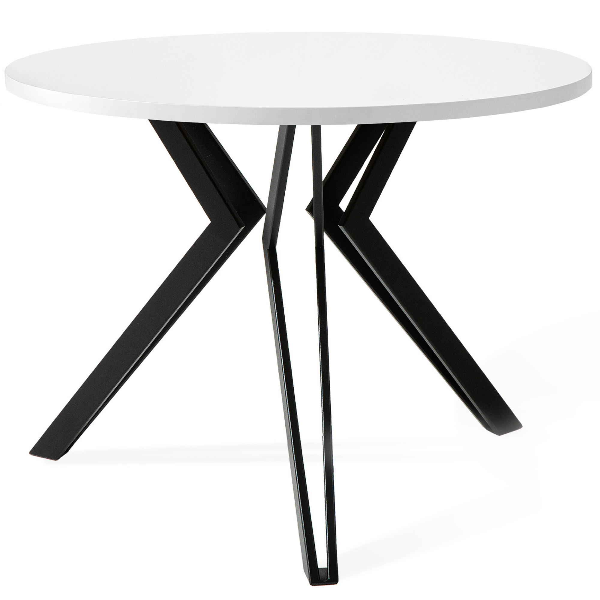 COUCHTISCH TETRO Kaffeetisch - Weiß, Holzwerkstoff/Metall (65/65/51cm) - KONSIMO®