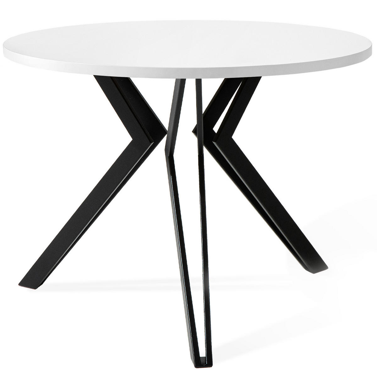 COUCHTISCH TETRO Kaffeetisch - Weiß, Holzwerkstoff/Metall (65/65/51cm) - KONSIMO®