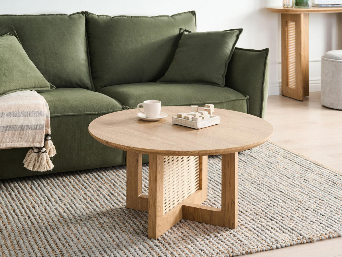 COUCHTISCH Braun Karlo - Hellbraun, Holzwerkstoff (80/80/40cm) - Beliani